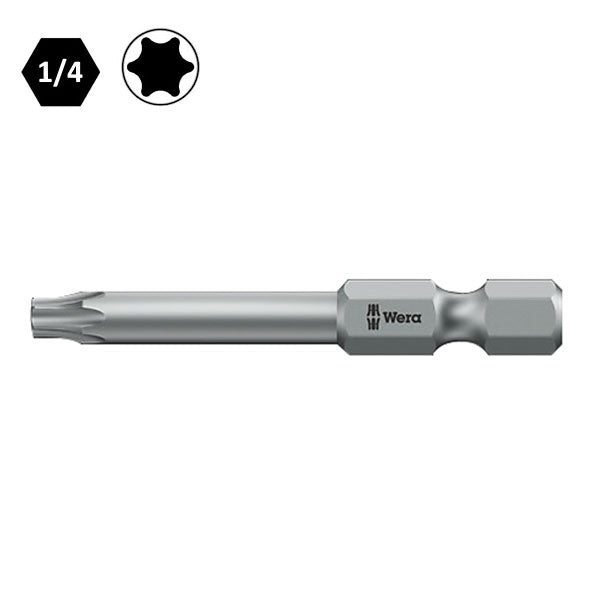 WERA INSERTO BIT 867/4 Z PER VITI TORX ATTACCO DA 1/4&quot;