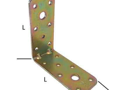 MINUTEX PIASTRA GIUNZIONE PIEGATA RINFORZATA MM 40X90X2,5 ZINCATA