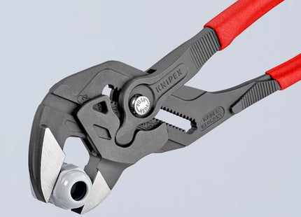 KNIPEX PINZA CHIAVE PER SERRARE BRUNITA CON MANICI RIVESTITI