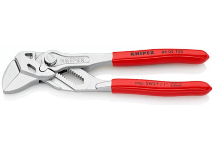 KNIPEX PINZA CHIAVE PER SERRARE CROMATA CON MANICI RIVESTITI
