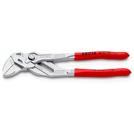 KNIPEX PINZA CHIAVE PER SERRARE CROMATA CON MANICI RIVESTITI