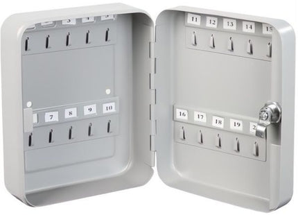 TECHNOMAX CASSETTA PORTACHIAVI ELEGANT 86/1 GRIGIO MM200X160X70 GANCI 20