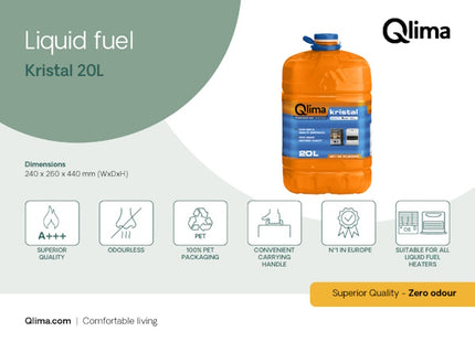 QLIMA COMBUSTIBILE KRISTAL IN TANICA DA LT20