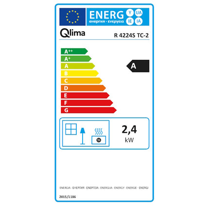 QLIMA STUFA A COMBUSTIBILE LIQUIDO A STOPPINO R 4224S TC-2