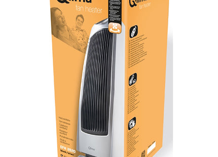 QLIMA TERMOVENTILATORE PORTATILE EFH 2520 LCD NERO/ARGENTO*
