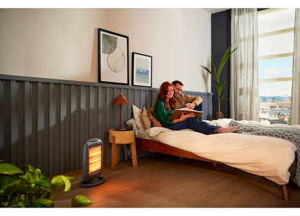 QLIMA STUFA ALOGENA PORTATILE DA TERRA EIH 1200 GRIGIA*