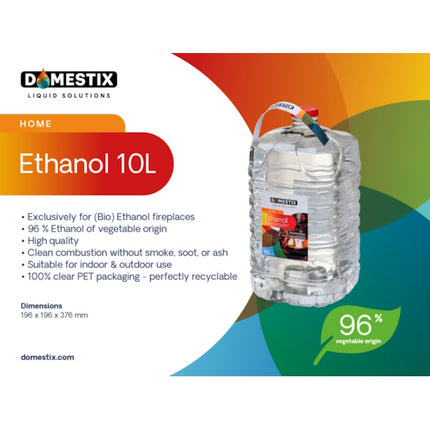 QLIMA COMBUSTIBILE BIO-ETHANOL DOMESTIX IN TANICA DA LT10