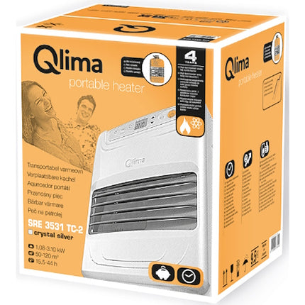 QLIMA STUFA A COMBUSTIBILE LIQUIDO LASER SRE 3531 TC-2 SILVER