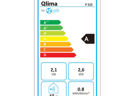 QLIMA CONDIZIONATORE PORTATILE P 522 BIANCO