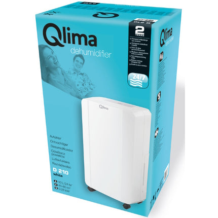 QLIMA DEUMIDIFICATORE PORTATILE D 210 BIANCO