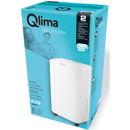 QLIMA DEUMIDIFICATORE PORTATILE D 216 BIANCO