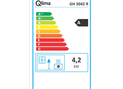 QLIMA STUFA A GAS CLASSICA PORTATILE DA INTERNO GH 3042 R