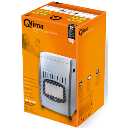 QLIMA STUFA A GAS CLASSICA PORTATILE DA INTERNO GH 3042 R