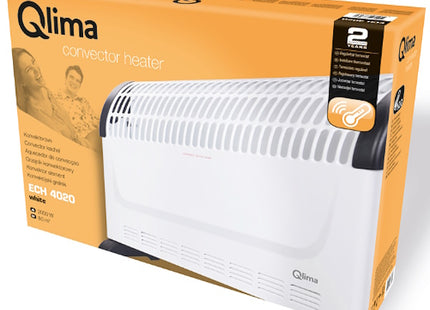QLIMA TERMOCONVETTORE PORTATILE DA TERRA ECH 4020 BIANCO