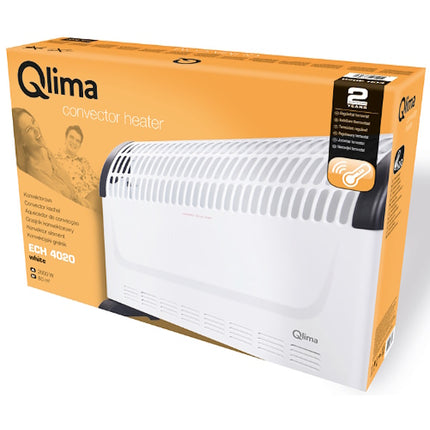 QLIMA TERMOCONVETTORE PORTATILE DA TERRA ECH 4020 BIANCO