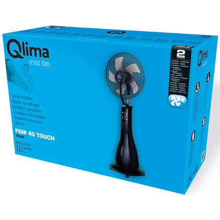 QLIMA RAFFRESCATORE D'ARIA PORTATILE MOD. FSM40 TOUCH NERO