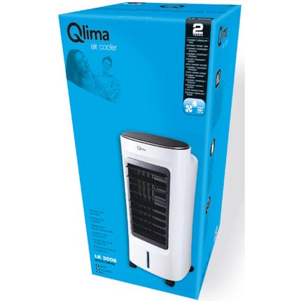 QLIMA RAFFRESCATORE D'ARIA PORTATILE MOD. LK 3006 BIANCO/NERO