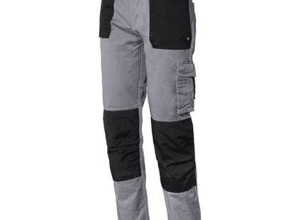 ISSA PANTALONE DA LAVORO STRETCH FODERATO COLORE GRIGIO/NERO