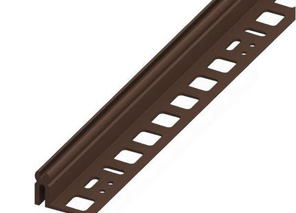 ALFER PROFILO DI SUPPORTO PVC MARRONE MM23X30 MT1