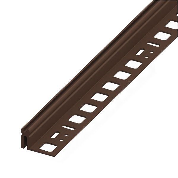 ALFER PROFILO DI SUPPORTO PVC MARRONE MM23X30 MT1