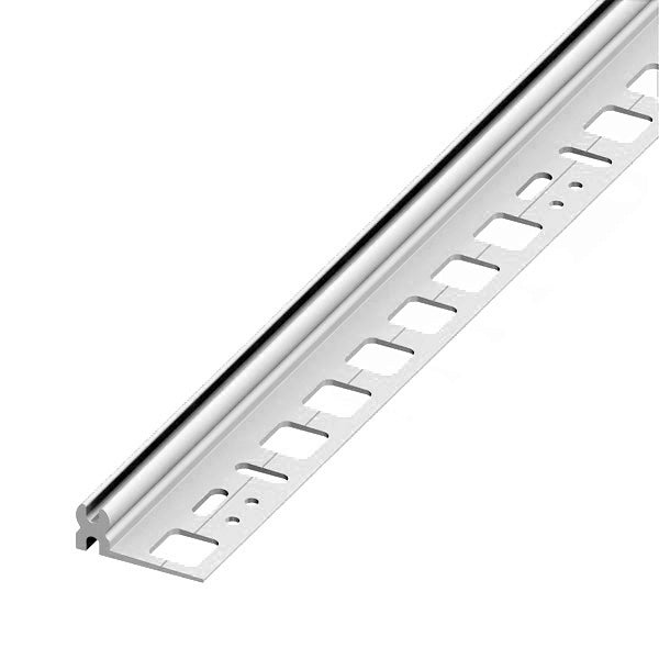 ALFER PROFILO DI SUPPORTO PVC BIANCO MM 8,5X30 MT1