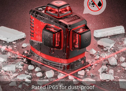 KAPRO LASER PROLASER 883N 3D ALL LINES RAGGIO ROSSO