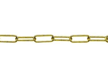 MINUTEX CATENA OVALE FILO IN ACCIAIO OTTONATO MOD. 884 D.MM 1,3