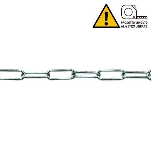 MINUTEX CATENA FILO IN ACCIAIO NICHELATO MOD. 885 D.MM 2,2