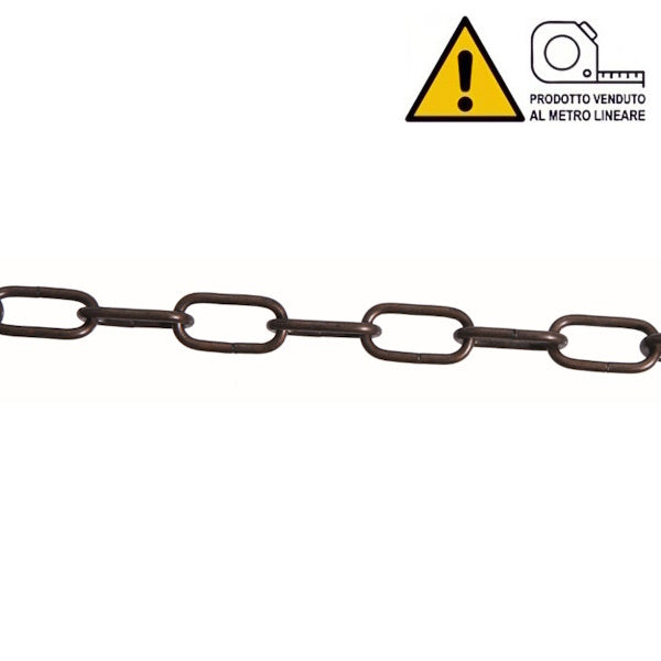 MINUTEX CATENA FILO IN ACCIAIO BRONZATO MOD. 885 D.MM 2,2