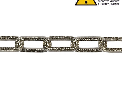 MINUTEX CATENA FILO QUADRO IN ACCIAIO NICHELATO MOD. 886 D.MM 2