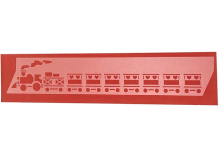 THE MASKS STENCIL LOVE TRAIN MM110X620