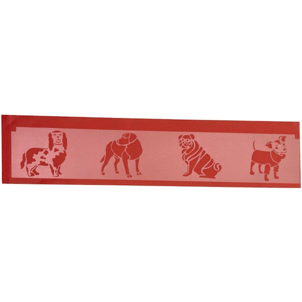 THE MASKS STENCIL DOGS N2 MM110X620