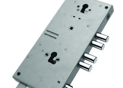 MOTTURA SERRATURA APPLICARE TRIPLICE PER CILINDRO YALE AMBIDESTRA