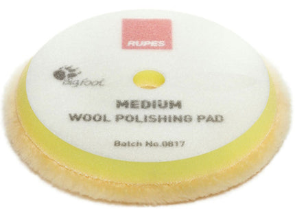 RUPES TAMPONE IN LANA GIALLA MEDIUM D.MM 80/ 90 CONF.DA PZ1*