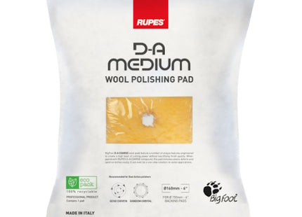 RUPES TAMPONE IN LANA GIALLA MEDIUM D.MM 80 CONF.DA PZ1