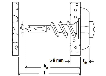 FISCHER  TASSELLI IN METALLO PER CARTONGESSO CON VITE GKMS K BLISTER PZ6