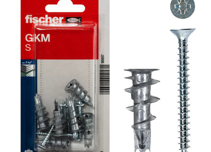 FISCHER  TASSELLI IN METALLO PER CARTONGESSO CON VITE GKMS K BLISTER PZ6