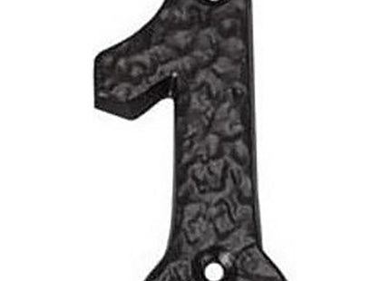 COTTALI NUMERO IN FERRO NERO MM75 N.1