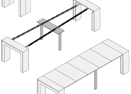 RAM GUIDA CONSOLLE IN ALLUMINIO KG60 MM3098
