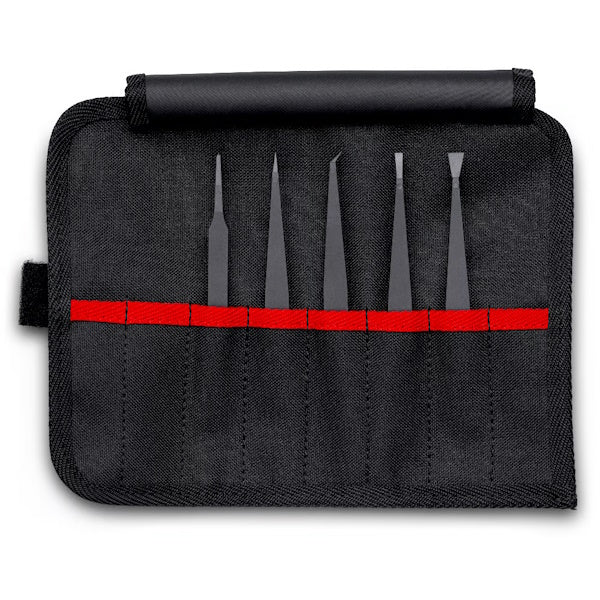 KNIPEX SET DI 5 PINZETTE IN RESINA SINTETICA ESD