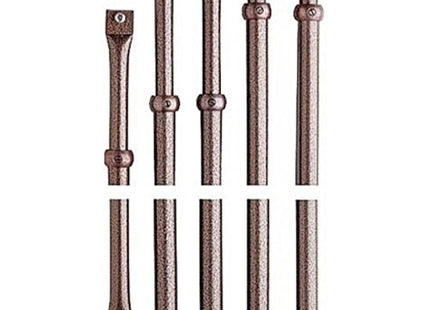 MOTTURA ASTE TELESCOPICHE TONDE 93.141 PER SERRATURA QUINTUPLICE