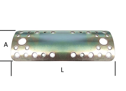 MINUTEX PIASTRA GIUNZIONE DIRITTA PER LEGNAME D.MM 80/100 ZINCATO