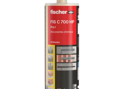 FISCHER ANCORANTE RESINA IN CARTUCCIA FIS C700 HP PRO.1 ML410