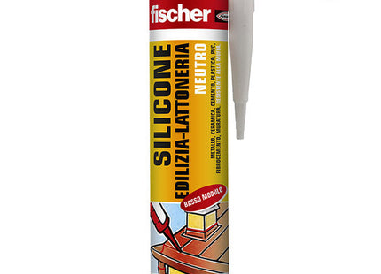 FISCHER SILICONE NEUTRO EDILIZIA-LATTONERIA SBM ML310