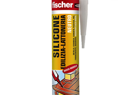FISCHER SILICONE NEUTRO EDILIZIA-LATTONERIA SBM ML310