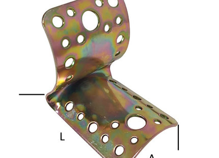 MINUTEX PIASTRA GIUNZIONE SAGOMATA PER LEGNAME D.MM 80/100 ZINCATO