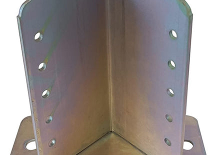 MINUTEX ANGOLARE PORTAPILASTRI MM90X90X180X4 BASE MM200X90X3 ZINCATO