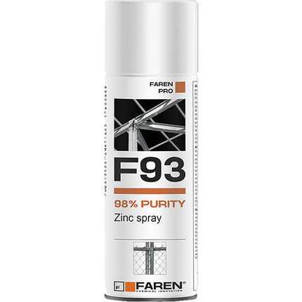 FAREN F93 ZINCANTE 98% SPRAY ML400