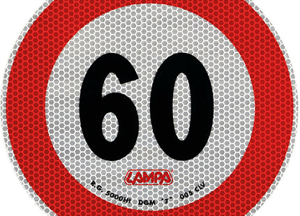 LAMPA SEGNALE ADESIVO OMOLOGATO D.MM 200 LIMITE DI VELOCITA