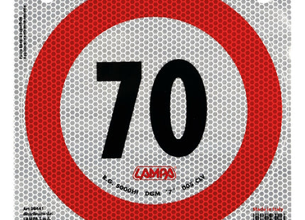 LAMPA SEGNALE ADESIVO OMOLOGATO D.MM 200 LIMITE DI VELOCITA